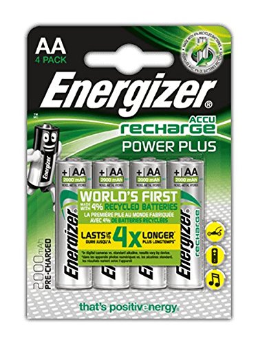 Energizer 635178 - Blister, 4 Pilas Recargables (2000 MAh)
