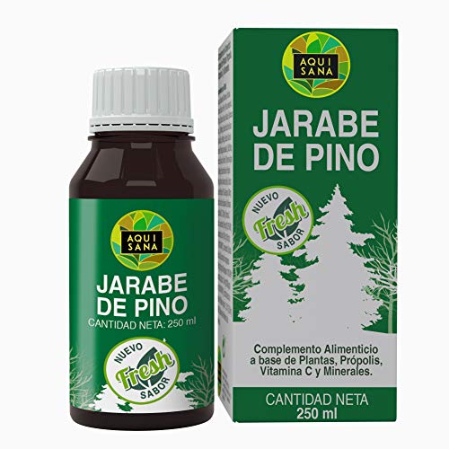 Jarabe de Pino|Complemento Alimenticio con Vitamina C, Propóleo y Minerales|Ayuda a nuestras defensas|Alivia los Síntomas de la Tos |100% Natural|250ml