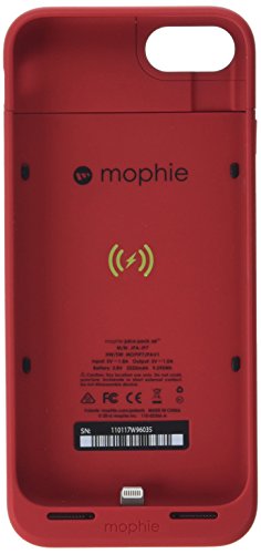 Mophie Juice Pack Air Funda para teléfono móvil 14 cm (5.5") Rojo - Fundas para teléfonos móviles (Funda, Apple, iPhone 8 Plus, iPhone 7 Plus, 14 cm (5.5"), Rojo)