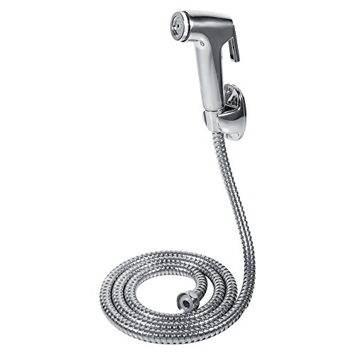 Multi-funcional de baño ABS baño de mano bidé ducha pulverizador manguera titular conjunto de soporte de pared