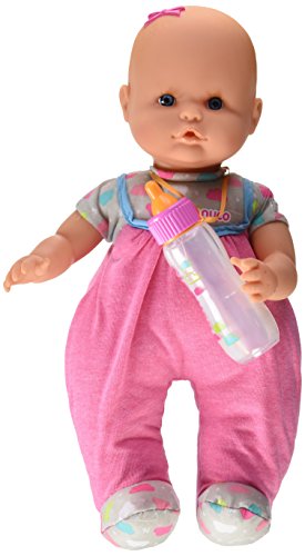 Nenuco - Biberón Mágico Rosa, Muñeco Bebé, para niños y niñas a partir de 10 meses, Rosa (Famosa 700012691)