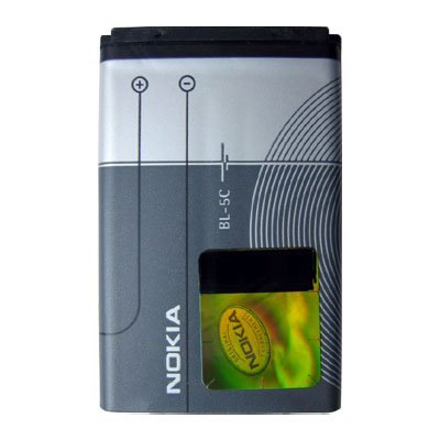 Original Nokia batería de repuesto BL-5 C para Nokia 1100/1101/1110/1110i/1112/1600/2300/2310/2600/2610/2626/3100/3120/3650/3660/6030/6085/6086/6230/6230i/6270/6600/6630/6670/6680/6681/6820/6822/7600/7610/E50/E60/N70/N71/N72/N91/N-Gage