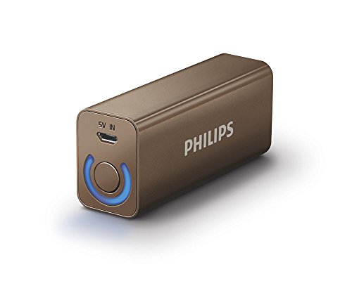 Philips DLP2240C/10 batería externa - baterías externas (USB, Marrón, Micro-USB, Universal, Poder, Estado)
