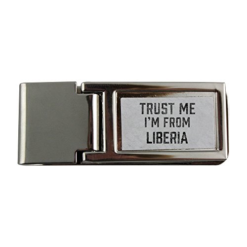 Pinza para billetes de metal con Trust Me I Am de Liberia
