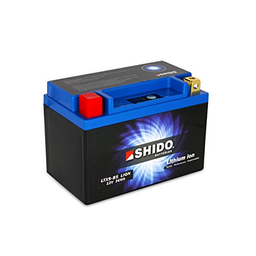 SHIDO LTX9-BS LION -S- Batería de ion de litio, color azul