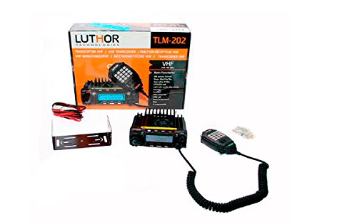 TLM 202 Luthor Emisora móvil VHF 144-146 MHz Emisora de Alta Potencia 60 watios