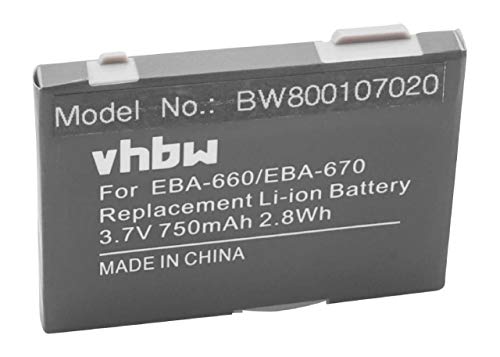 vhbw Li-Ion Batería 750mAh (3.7V) Compatible con Siemens Siemens SP65, SP65 Emoty, BenQ-Siemens M81 teléfono móvil Smartphone