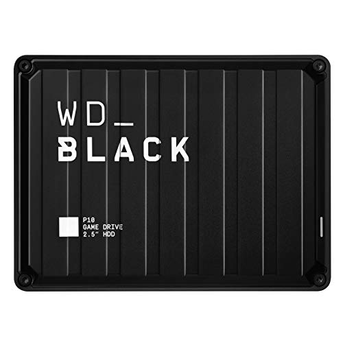 WD Black P10 - Game Drive de 4 TB para Acceder en Cualquier Momento a tu Biblioteca de Juegos, Funciona con Consola y PC