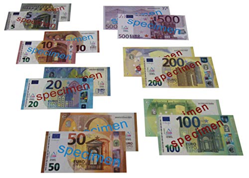 WISSNER aktiv lernen-140 EURO Rechengeld Scheine Tarjetas de cálculo (140 euros), multicolor (080620.140) , color/modelo surtido