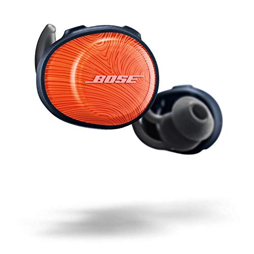 Bose SoundSport Free Auriculares intraurales inalámbricos, Bluetooth, Naranja (Bright Orange/Azul marino)