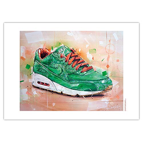 JosHoppenbrouwers Nike Air Max 90 x Patta Home Grown Print (70 x 50 cm)