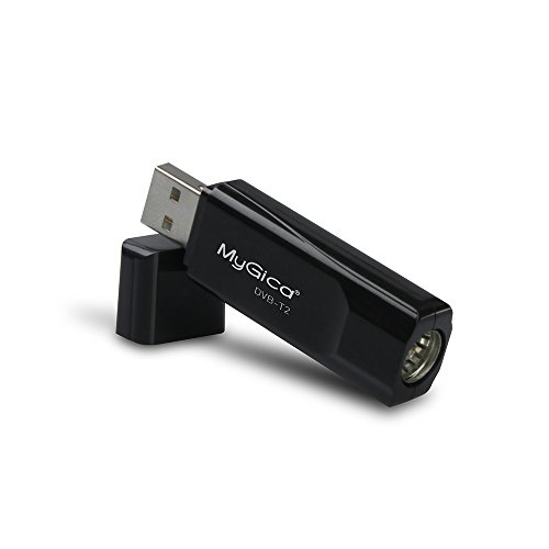 MyGica® Receptor USB de dvb-t2/t Sintonizador de Televisión TDT para Ordenadores - USB HD TV tuner Grabador de Programas PVR - Compatible con Windows 10