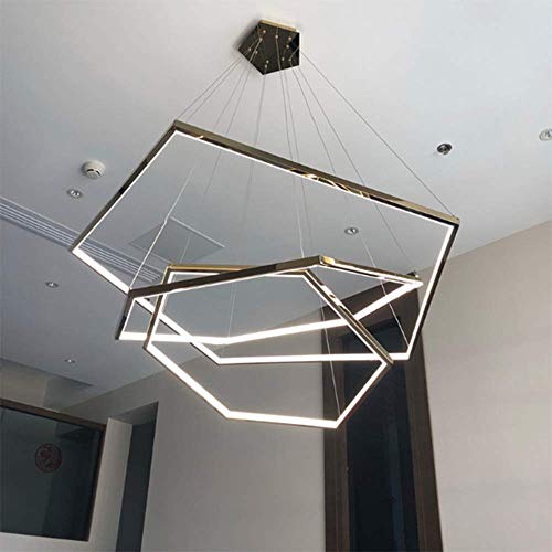 SHIJING Nordic lámpara de araña de Piso ático dúplex Minimalista Sala de Estar Minimalista Moderna luz araña de diseño Creativo