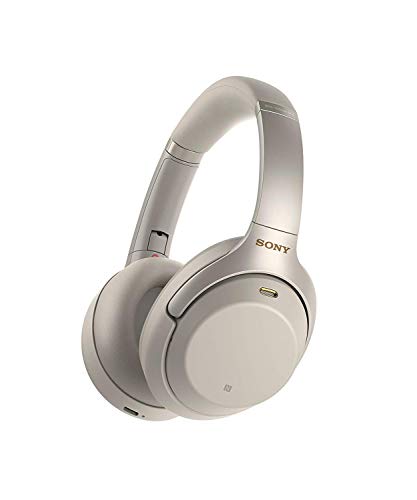 Sony WH1000XM3 - Auricular Noise Cancelling (Bluetooth, sonido adaptativo, compatible con Alexa y Google Assistant, 30h de batería, óptimo para trabajar en casa, llamadas manos libres), plata