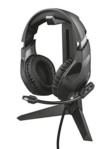 Trust GXT 260 - Cendor Soporte universal para auriculares gaming, negro