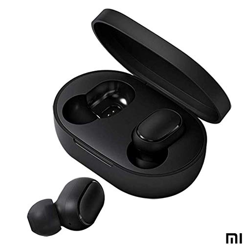 Xiaomi Mi True Wireless Airdots Earbuds Basic Auriculares Inalámbricos Bluetooth 5.0 - Sonido Binaural (Estéreo) HI-FI Estuche de Carga Magnética Micrófono 15h Autonomía IPX5 - Certificado CE Negro