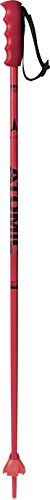 ATOMIC Redster Jr 1 Par de Bastones de esquí, Aluminio, Niños, Rojo/Negro, 100 cm