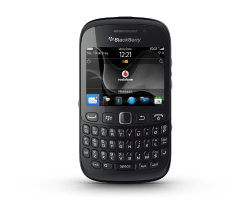 BlackBerry Curve 9220 Davis - Smartphone libre (pantalla de 2,44" 320 x 240, cámara 2 MP, 512 MB de capacidad, procesador de 806 MHz, 512 MB de RAM, teclado QWERTY, S.O. BlackBerry 7.1) color negro