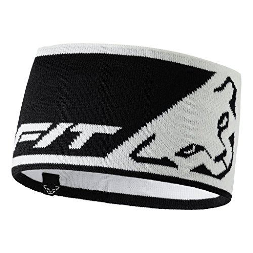 Dynafit - Leopard Logo Headband, Color Blanco,Negro