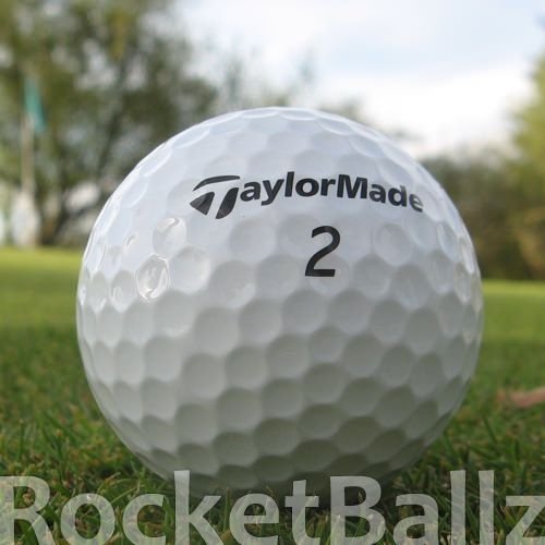 Easy Lakeballs 50 Taylor Made ROCKETBALLZ Pelotas DE Golf RECUPERADAS/Lake Balls - Calidad AAA/AA (A/B Grade) - EN Bolsa DE Red