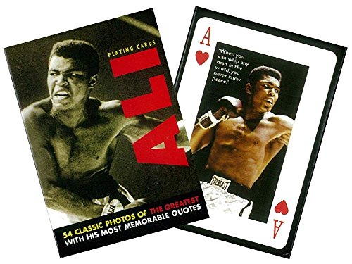 GIB Muhammad Mohammed Ali Poker Playing Cards 52 Cartas + 1 Joker Single Deck