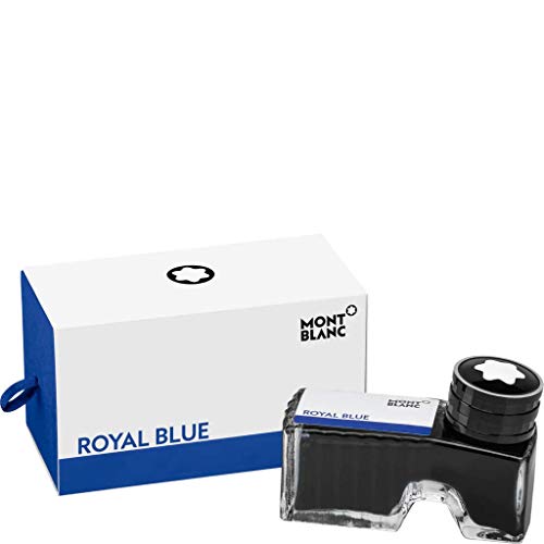 Montblanc - Botella de tinta para pluma (60 ml), color azul