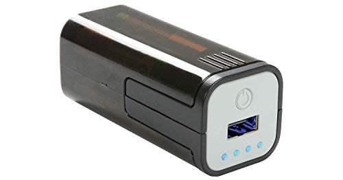 Power1- Batería de Emergencia Externa portátil, USB, portátil, de 4 Pilas AA, para Smartphone, Tablet, celulares, iPhone, Android