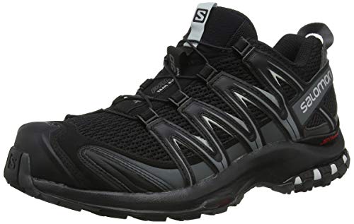 Salomon XA Pro 3D, Zapatillas de Trail Running para Hombre, Negro (Black/Magnet/Quiet Shade), 42 2/3 EU