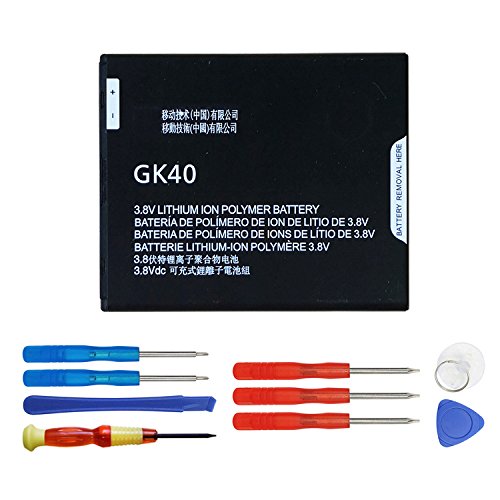 Swark GK40 - Batería Compatible con Motorola Cedric Moto E3, Moto E4, Moto G4 Play, Moto G5, XT1601, XT1603, XT1675 (con Herramientas)