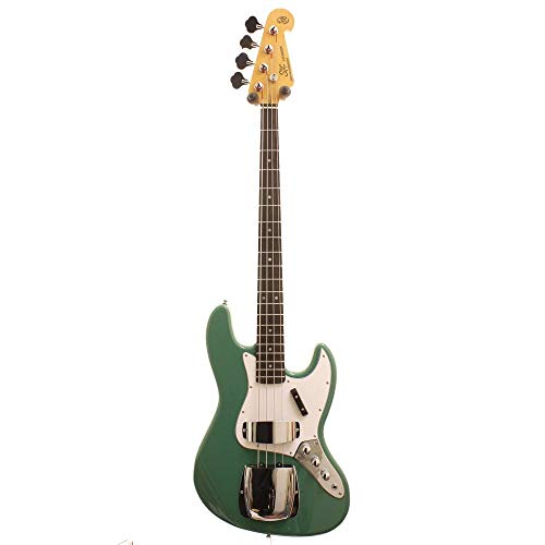 SX ELECTRIC BASS JAZZA STYLE IN VINTAGE GREEN