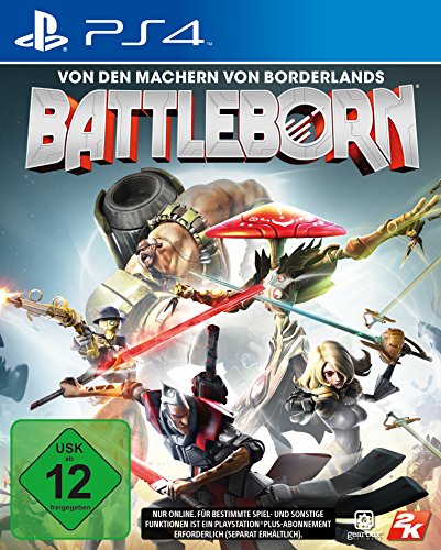 Take-Two Interactive Battleborn, PS4 Básico PlayStation 4 Alemán vídeo - Juego (PS4, PlayStation 4, Shooter, Modo multijugador, T (Teen), Soporte físico)