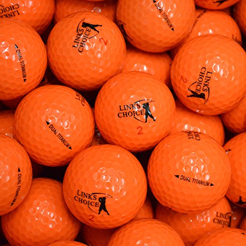 Top-Flite Links Choice - Lote de 12 Pelotas de Golf (de Colores, recuperadas) Naranja Naranja