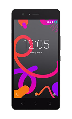BQ Aquaris M5 - Smartphone de 5'' (4G, Wi-Fi, Bluetooth 4.0, Qualcomm Snapdragon 615 Octa Core A53 1,5 GHz, 16 GB de memoria interna, 2 GB de RAM, Android 5.0.2 Lollipop), color negro