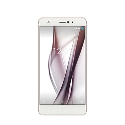 BQ Aquaris X - Smartphone de 5.2" (Nano SIM, Bluetooth 4.2, Octa Core 2.2 GHz, 32 GB de Memoria Interna, 3 GB de RAM, cámara de 16 MP, Android 7.1.1 Nougat) Blanco y Rosa