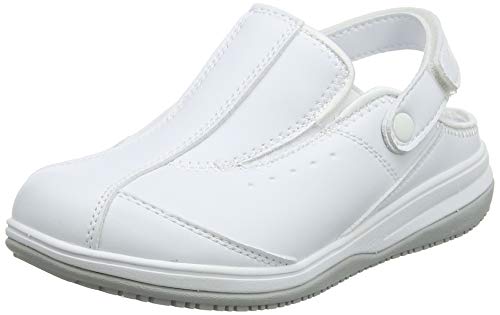 Oxypas Iris, Zapatos de Seguridad Mujer, Blanco (White), 39 EU (5.5 UK)