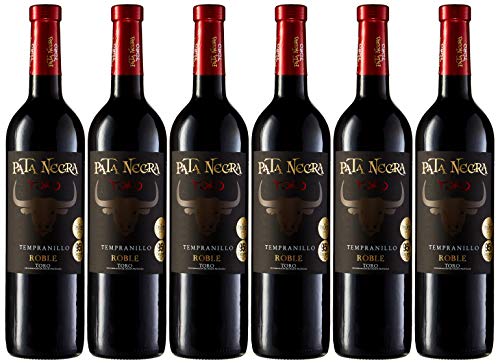 Pata Negra Vino Tinto D.O. Toro - Pack de 6 Botellas x 750 ml
