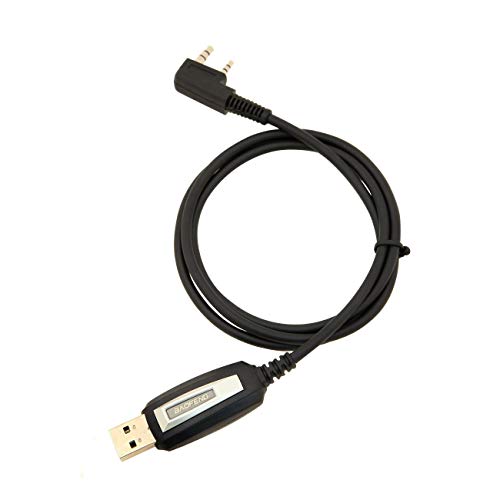 BaoFeng BF-888S - Cable Adaptador (USB / 3.5 mm, 2.5 mm, 0.95 Meters), Negro