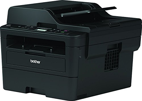 Brother DCPL2550DN - Impresora multifunción láser monocromo con red  cableada, impresión automática a doble cara y ADF de 50 hojas (34 ppm, USB 2.0, procesador de 600 MHz, memoria de 128 MB), Negro