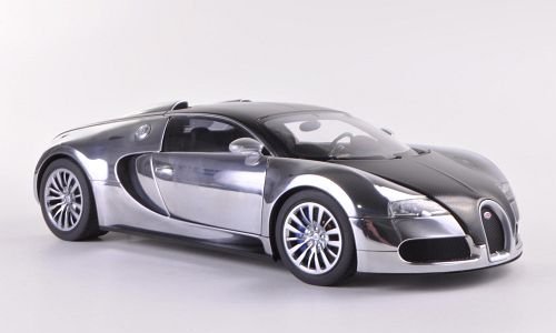 Bugatti EB 16.4 Veyron, Chrom/Carbon, Pur Sang edicion, 2008, Modelo de Auto, modello completo, AutoArt 1:18