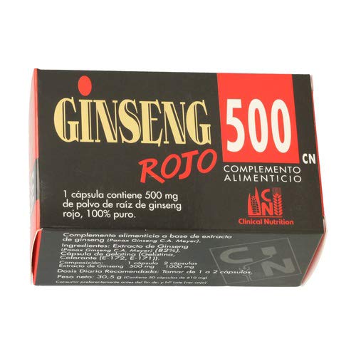 C.N. Dieteticos Ginseng Rojo Coreano 500Mg.50Cap. C N 1 Unidad 300 g