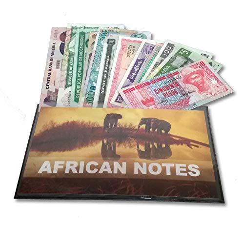 IMPACTO COLECCIONABLES Billetes del Mundo - Colección de Billetes - 12 Billetes Diferentes de África