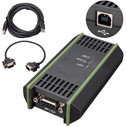 Jian ya na A2 PC USB Cable de programación para Siemens Simatic S7 – 200 PLC S7 – 300 PLC S7 – 400 PLC sustituye 6ES7 972 – 0 CB20 – 0 X A0 Compatible con STEP7 con MPI PC adaptador USB
