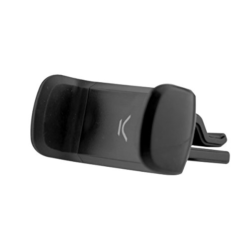 Ksix B9000SU17N - Soporte Coche Universal con Pinza para Rejilla de ventilación, Color Negro