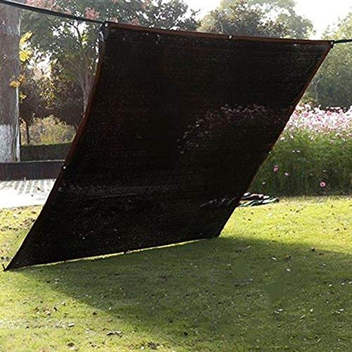 Lona transparente HLMIN Toldo Protector Solar Multifuncional, Patio/Techo/Suculento/Balcón/Aislamiento Y Sombra del Automóvil, Negro (Color : Black, Size : 2×5m)
