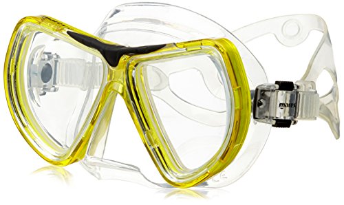 Mares Kona - Gafas de Buceo Unisex, Transparente, Talla Bx