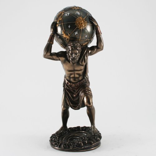 MCM Figura de Atlas # Bronce # Masterpiece Collection