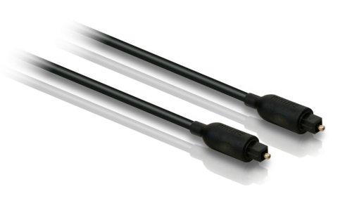 Philips - Cable de Fibra óptica (Negro, 1,5m, 9,5 cm, 23,5 cm)