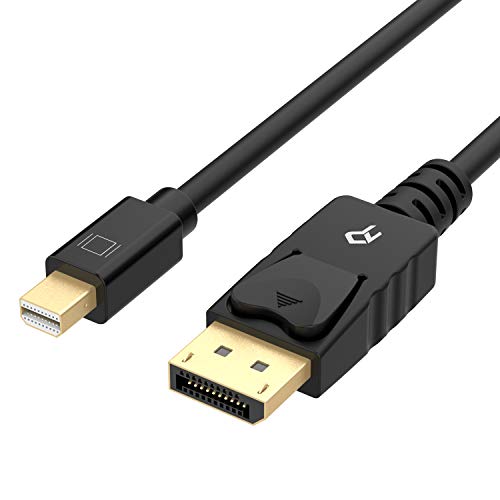 Rankie Cable Mini DisplayPort a DisplayPort, 4K Resolución, 1,8m, Negro