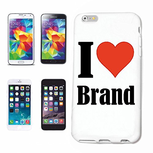 Reifen-Markt Hard Cover - Funda para teléfono móvil Compatible con Samsung Galaxy S6 I Love Brand