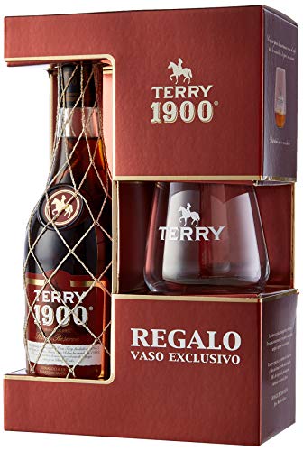 Terry Brandy 1900 Solera + Regalo Vaso, 36% - 700 ml